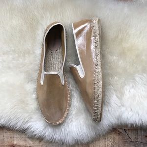 J. Crew Metallic Espadrilles 10